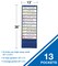 Carson Dellosa 3-Pack Pocket Charts for Classroom or Homeschool Bundle, Monthly Calendar Pocket Chart, Daily Schedule Pocket Chart and Counting Pocket Chart, Back to School Resources for Teachers